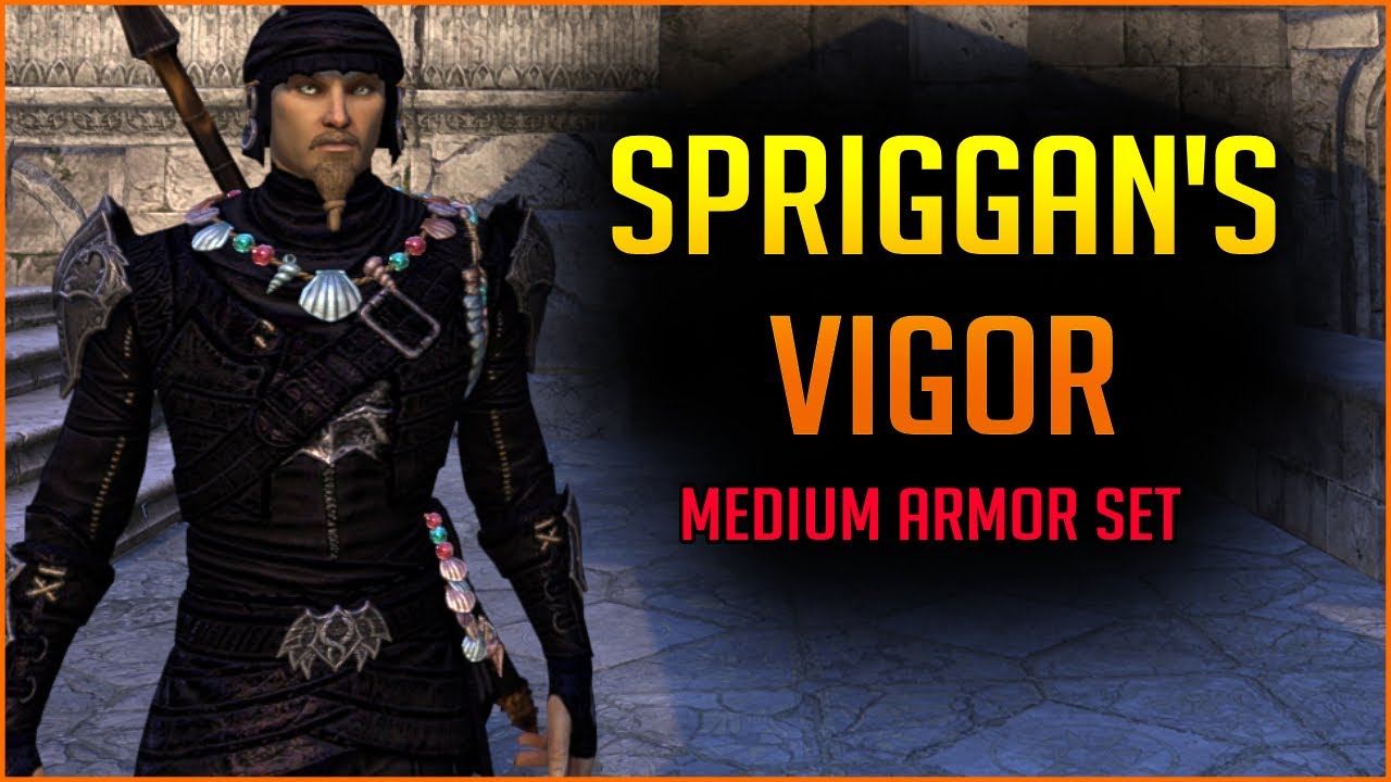Spriggan's Vigor Set - New Medium Armor Set for ESO (Elder Scrolls Online)