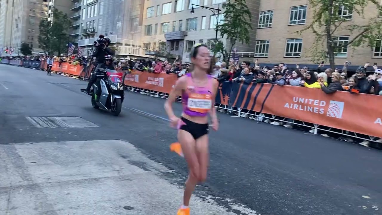 #NYRR TCS 2025 New York City Marathon Women Finishing Line, Nov 2,2025. #TCSNYCMarathon, 