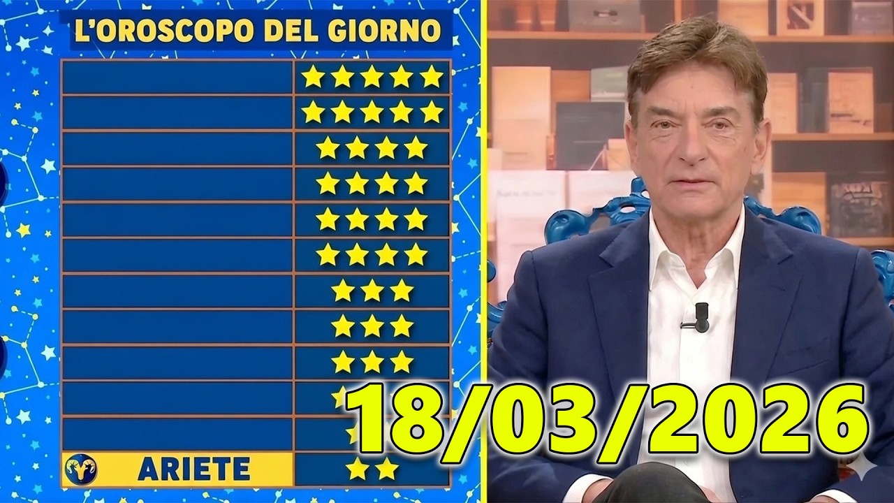 Oroscopo Paolo Fox Oggi 18/03/2026 - Prevedere tutti i segni