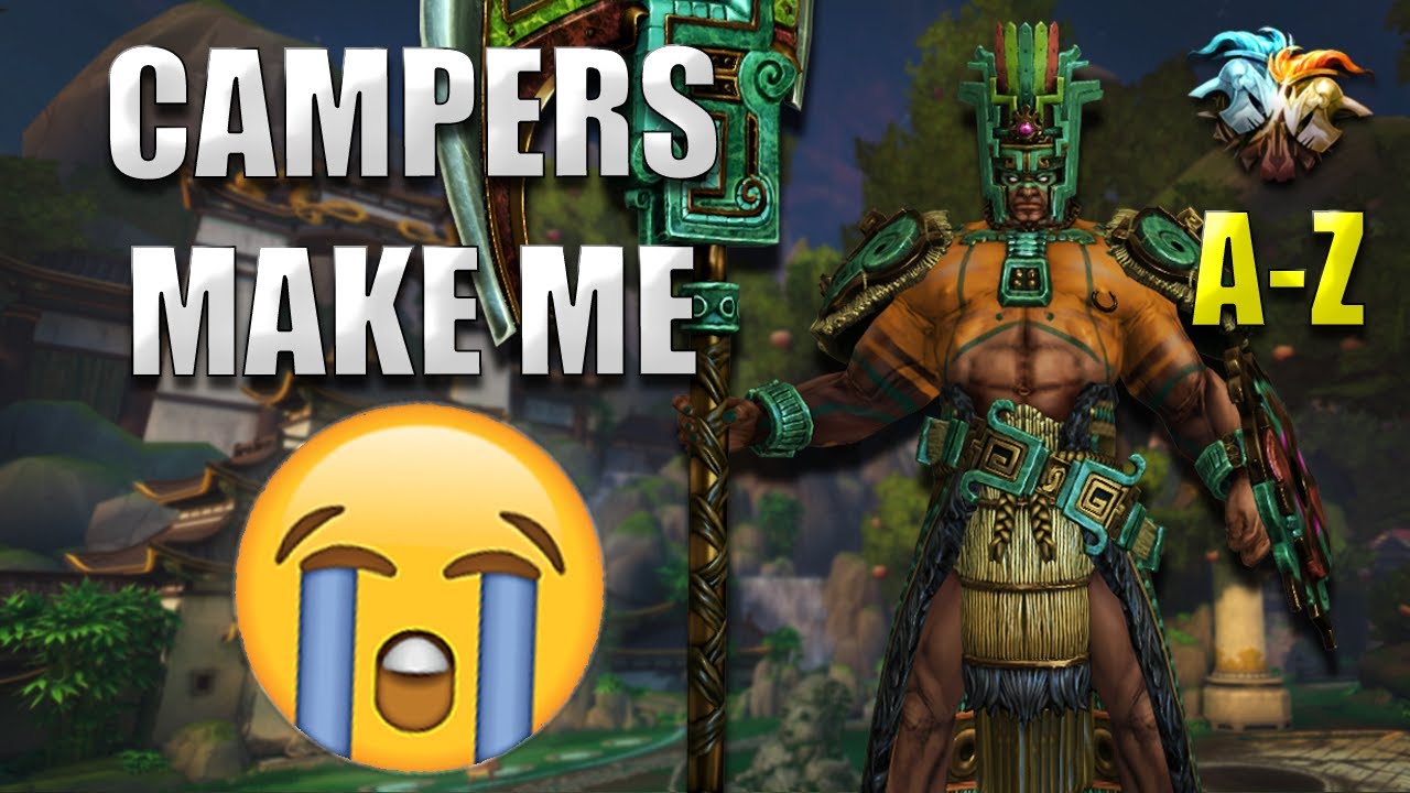 Dealing With Tower Campers As Chaac - A-Z Series - Grandmasters Ranked Duel - SMITE
