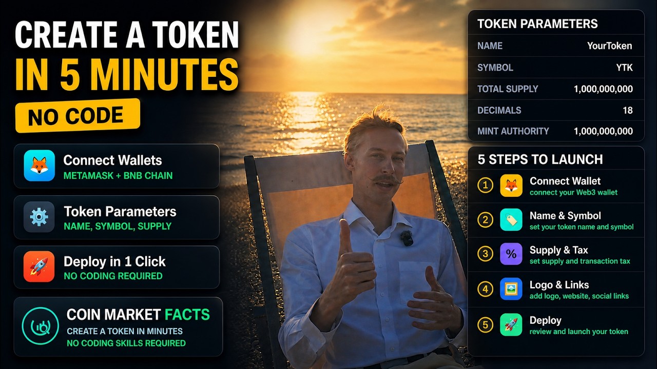 Create Your Own Crypto Token in 5 Minutes &mdash; No Code No Developers 🪙 CoinMarketFacts