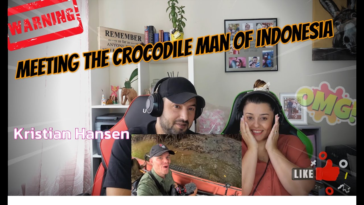 🇮🇩  Meeting The Crocodile Man of Indonesia By #KristianHansen !!! Pall Family Reaction ! 🇮🇩