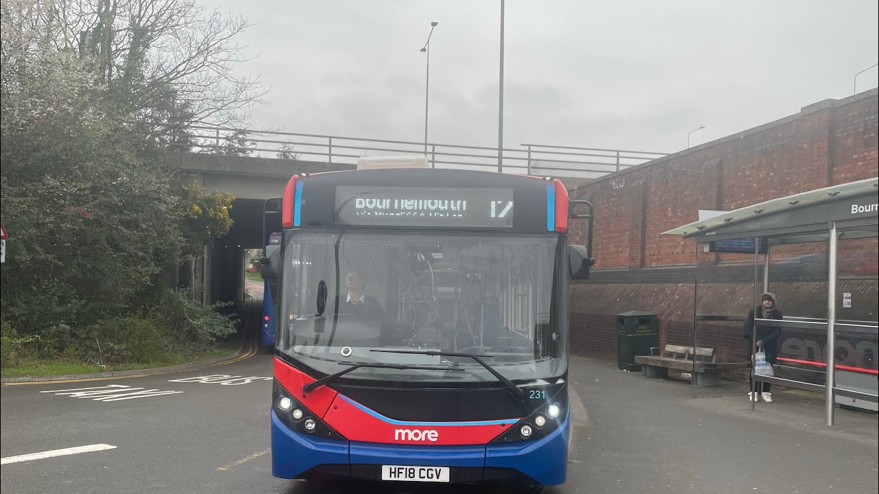 Morebus 2018 Alexander Dennis Enviro 200 MMC (HF18 CGV) on the 12 to Bournemouth. 