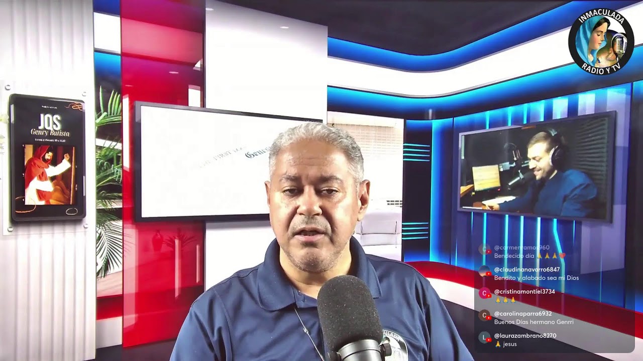 Misericordia que salva. Jesus Quiere Sanarte, Genry Batista en vivo desde cabina.