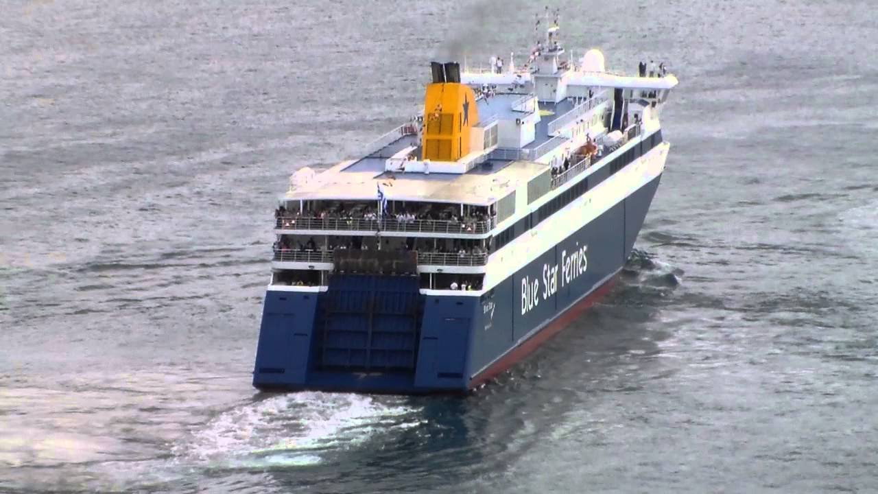 Τελευταίο ταξιδι του blue star ithaki 25/10/14 καλο ταξιδι!