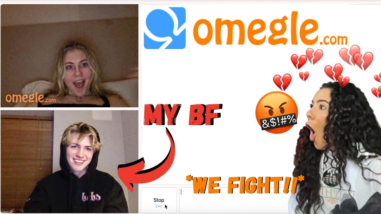Exposing Girls That FLIRT With My BOYFRIEND On OMEGLE! | Andrea & Lewis