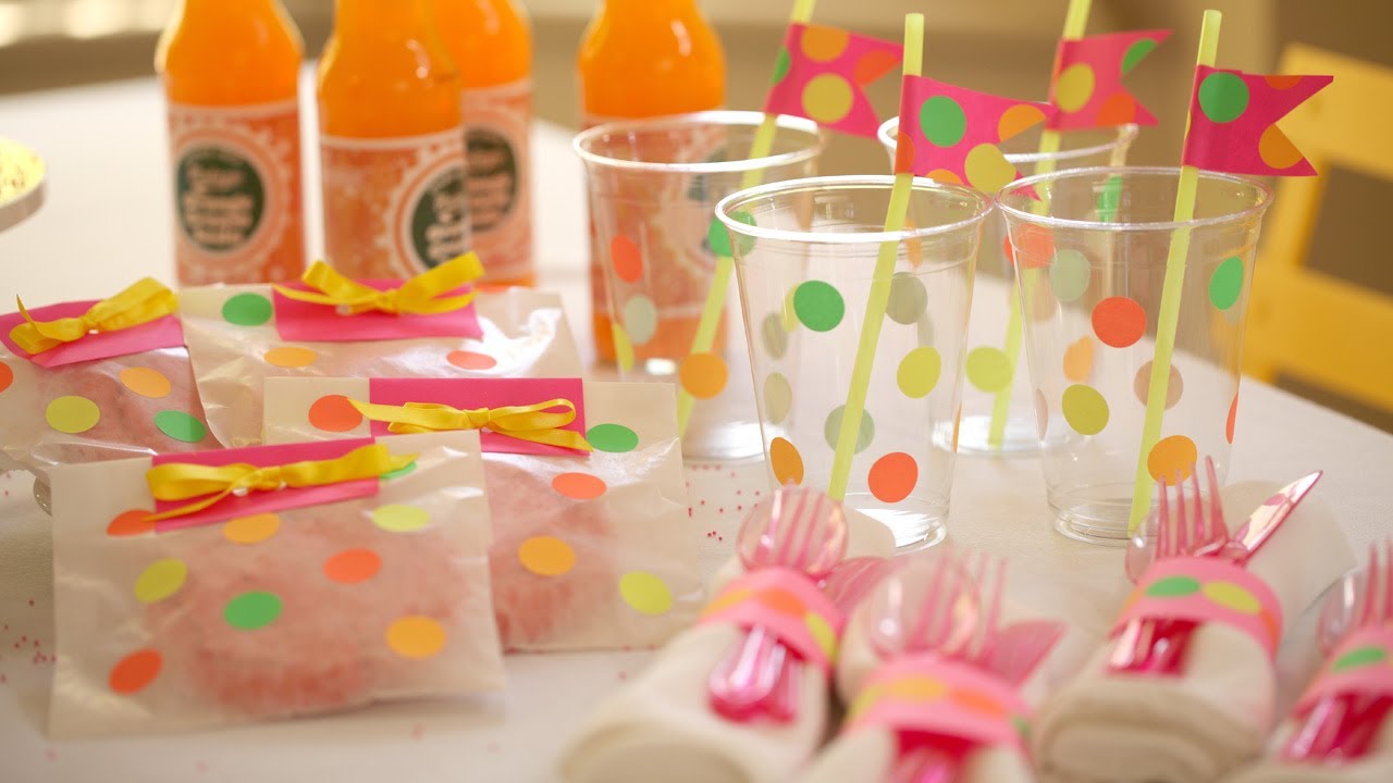 How to Make Neon Party Decor