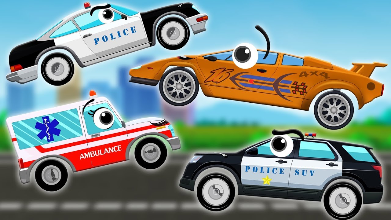 Helping Hand | Sports Car | Police SUV | Police Car