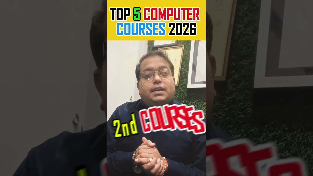 Top 5 Most Demand Computer Courses 2026 💻🔥|High Salary & Future Scope |