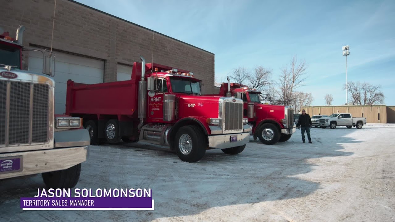 Pre-Emission Peterbilt Trucks & Heavy Equipment | Arnt Construction Retirement - Purple Wave Auction