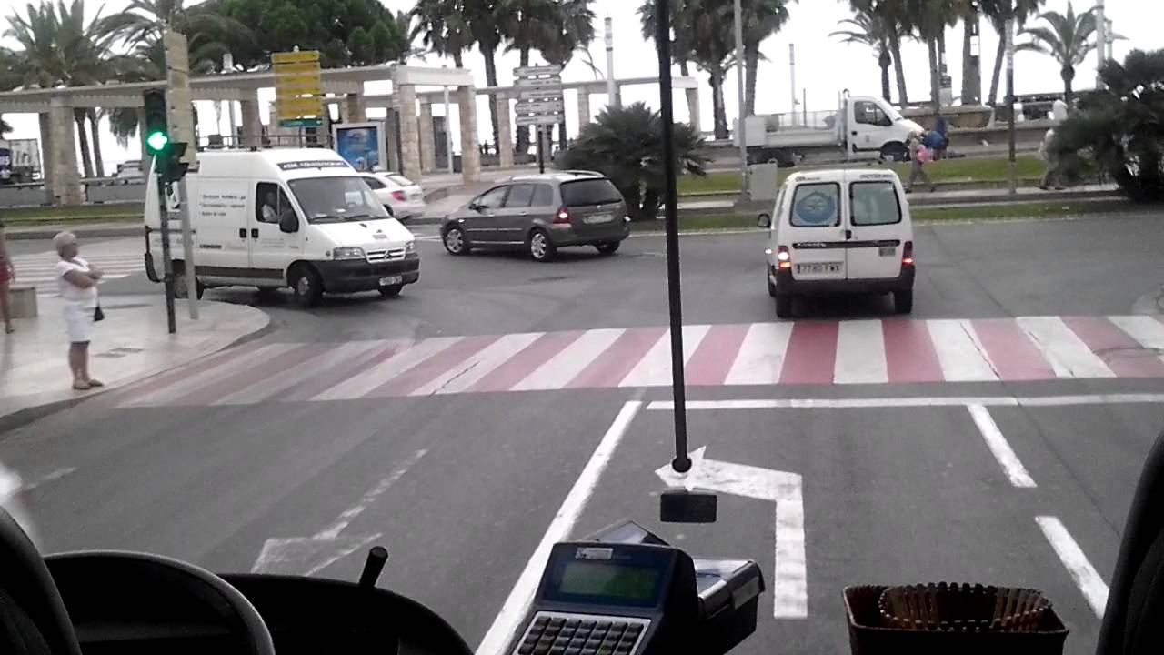 Driving in Salou