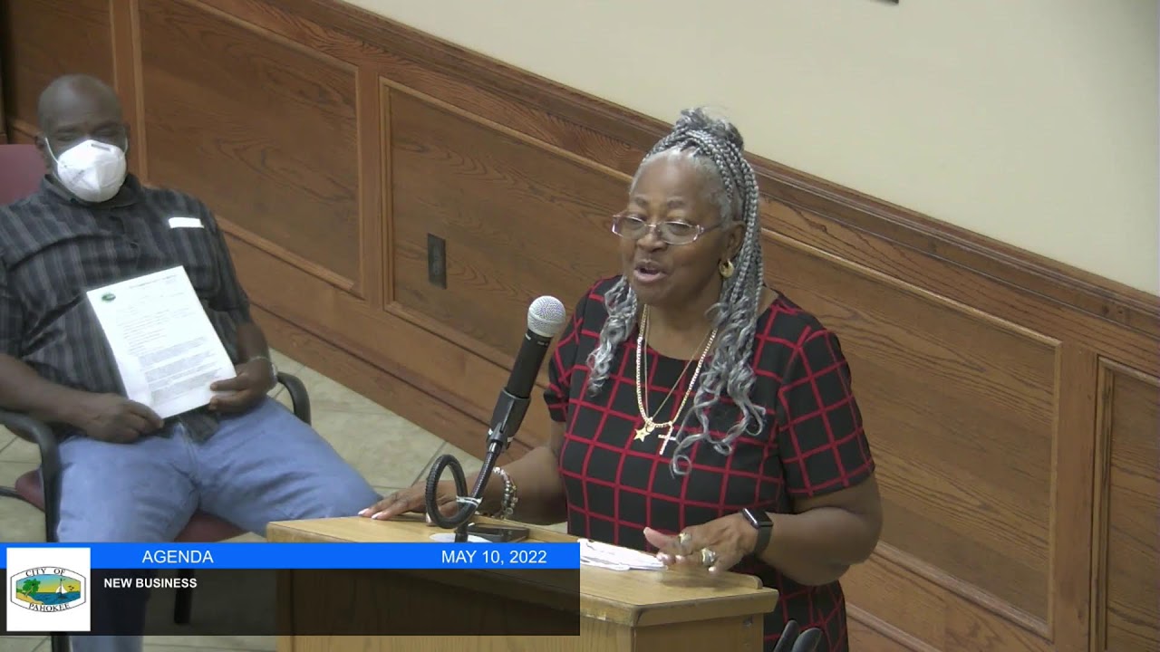 City of Pahokee, FL May 10, 2022 Regular Commission Meeting