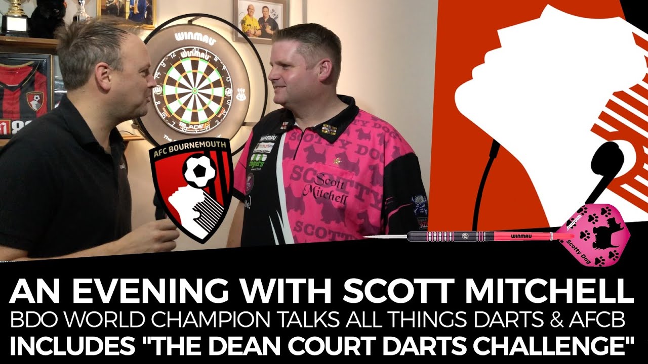 СКОТТ МИТЧЕЛЛ | PDC Darts и все взгляды на Элли Палли | AFC Bournemouth | Dean Court Darts Challenge