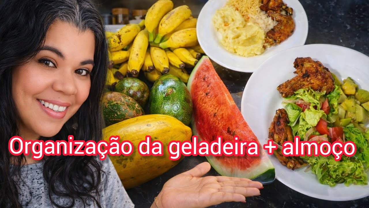 Fui à feira, organizei a geladeira e fiz o almoço do dia 🏠❤️