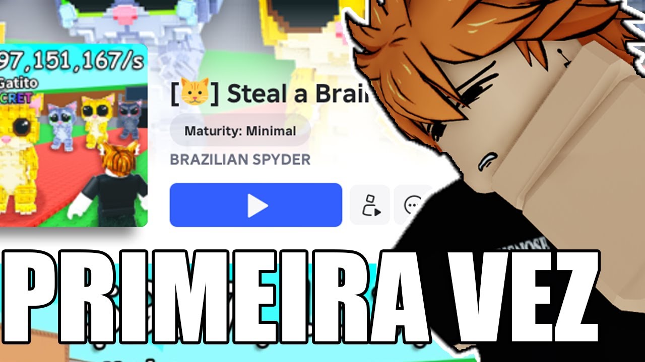 PRIMEIRA VEZ JOGANDO ROUBE UM BRAINROT 🥀