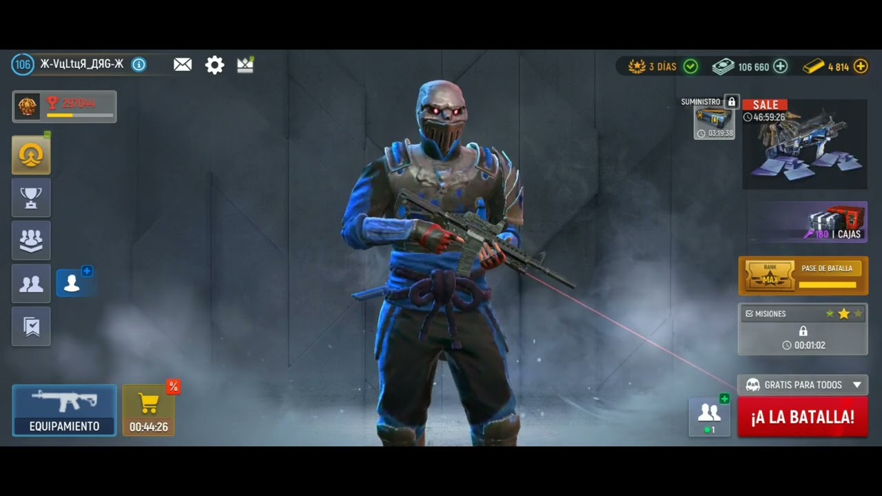 Modern Ops/ testing weapon m4A1 Level 4