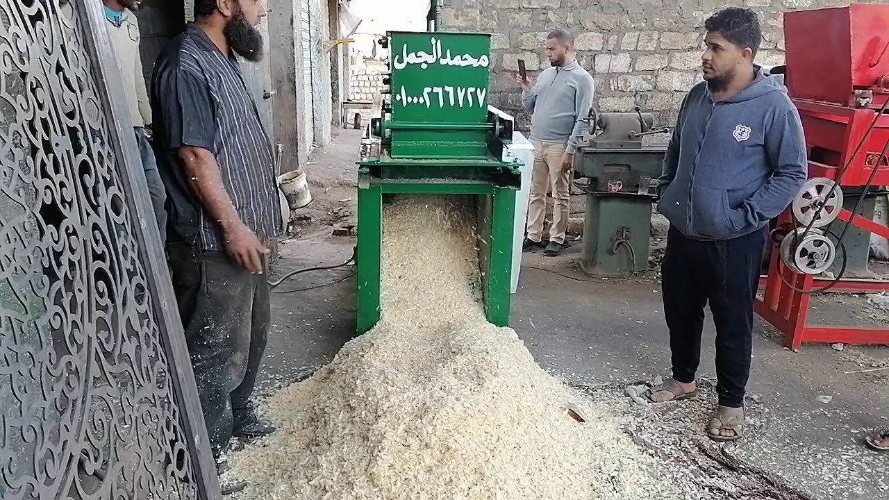 ماكينة نشارة ٢ درفيل تعمل على جميع أنواع الخشب كهرباء ٢٢٠