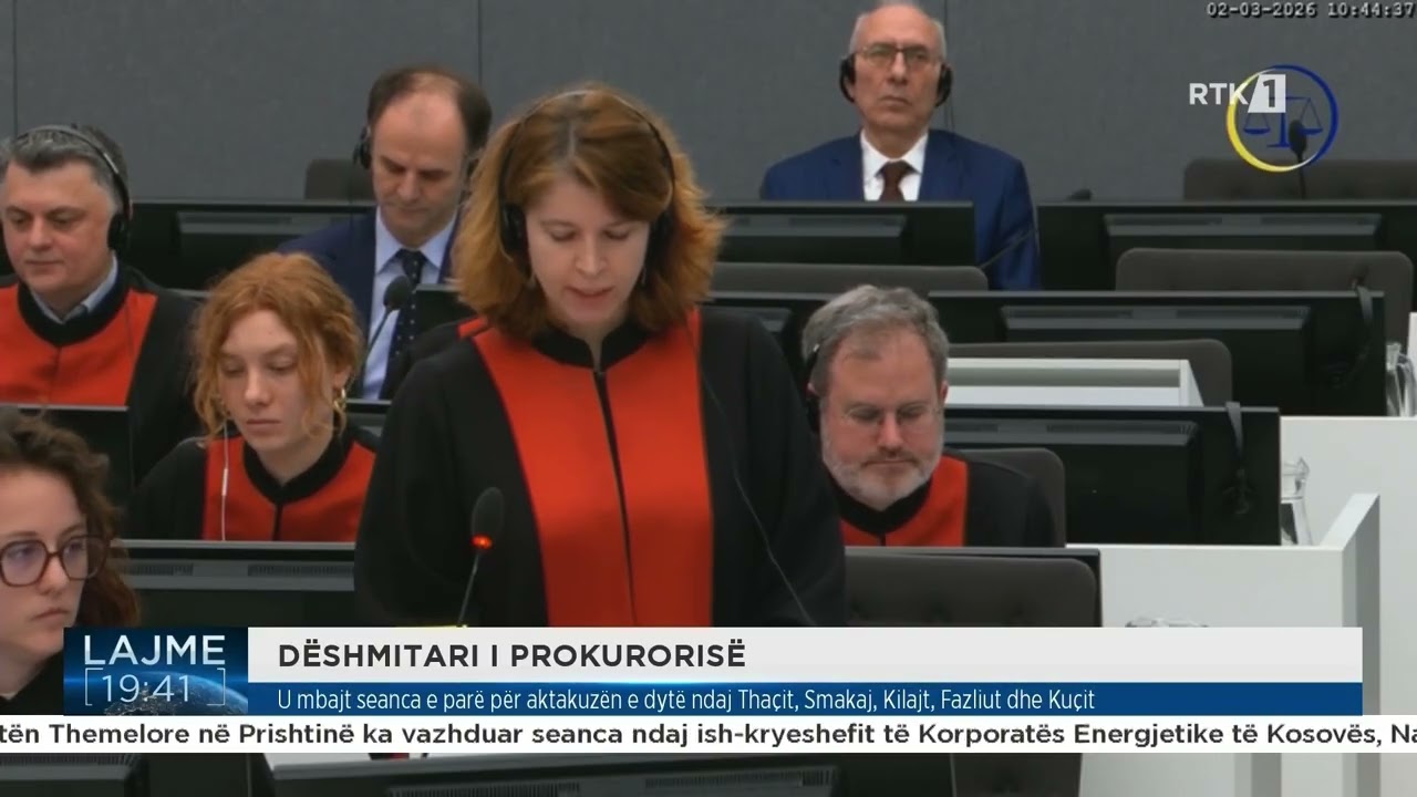 U mbajt seanca e parë për aktakuzën e dytë ndaj Thaçit, Smakaj, Kilajt, Fazliut dhe Kuçit