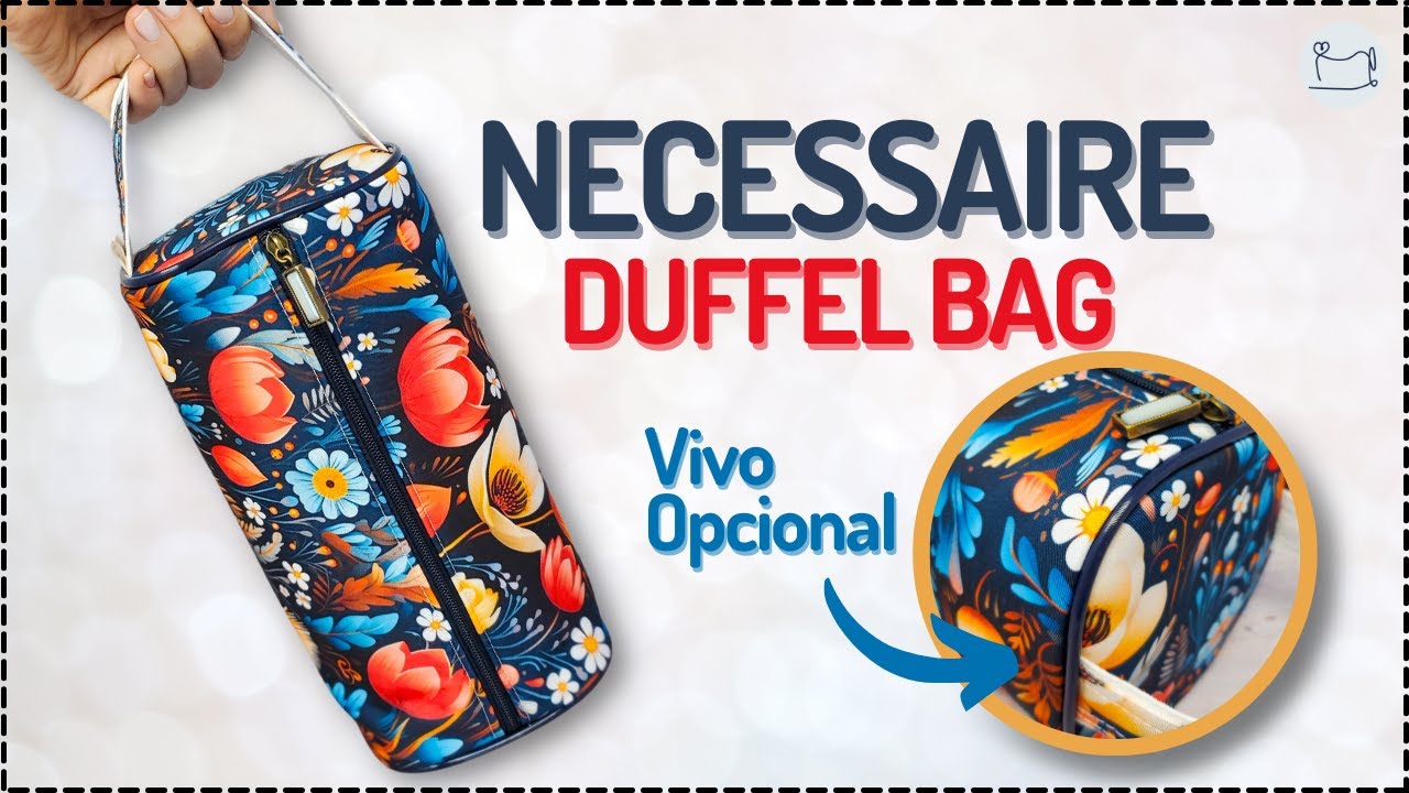 Necessaire Duffel Bag com Molde Grátis | Costura Criativa para Iniciantes