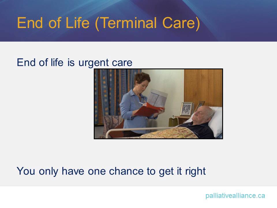 Post-Event Workshop #2 - Integrating a Palliative Approach Into Resident-Centred Care