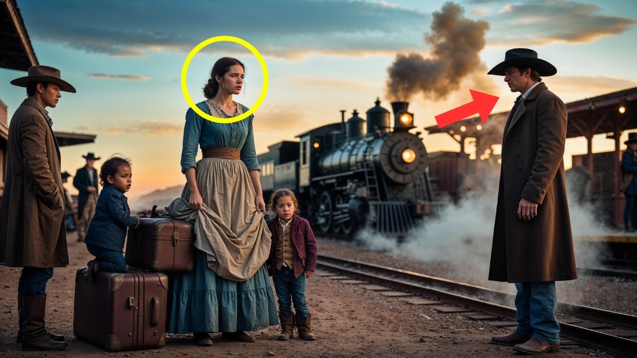 Mail-Order Bride With Triplets Rejected at Station—Wealthy Rancher Recognized Her From His Past