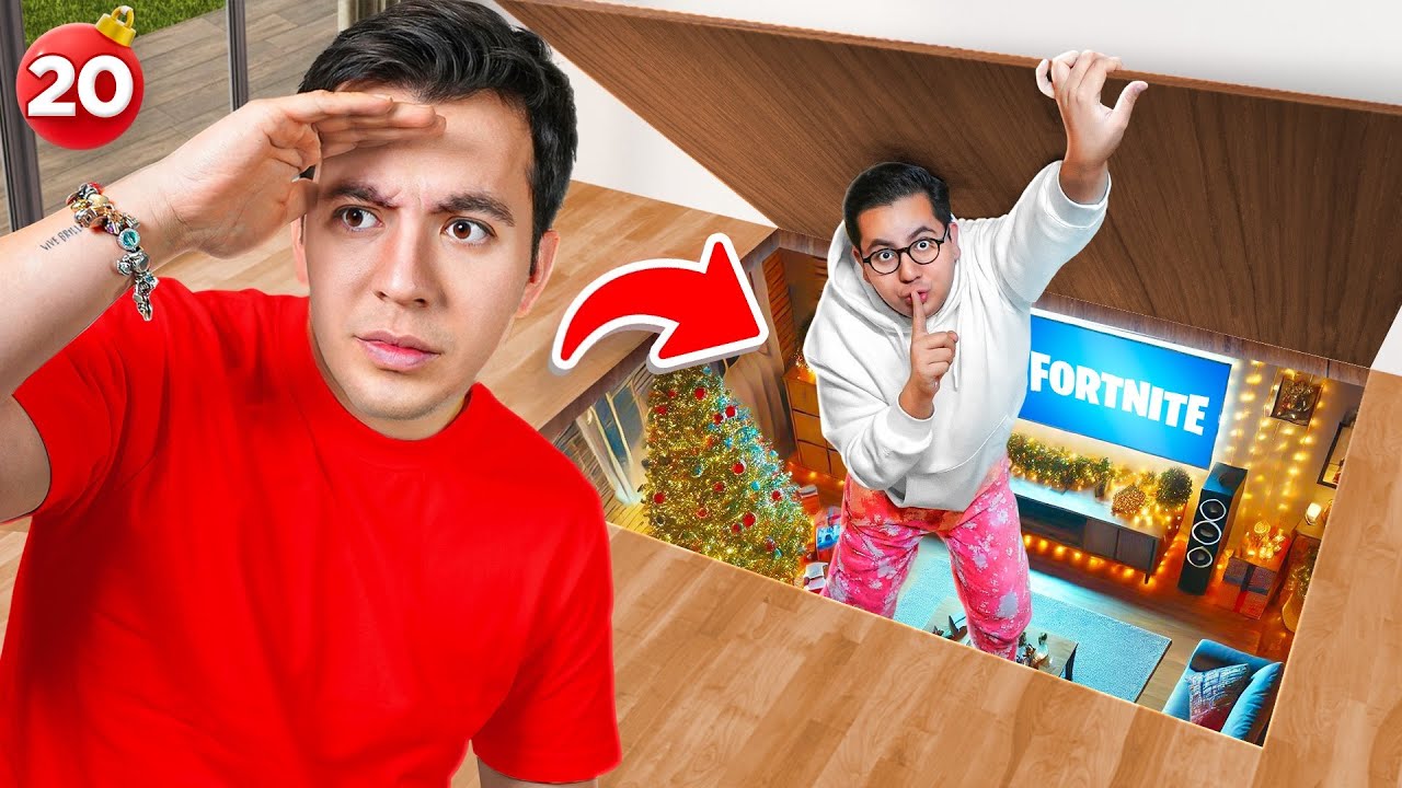 CONSTRU&Iacute; UN CUARTO SECRETO PARA ESCONDERME DE MI HERMANO - VLOGMAS 20
