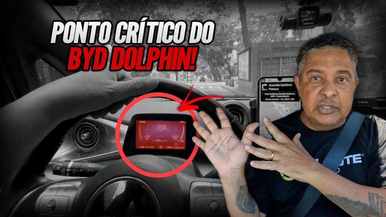 AUTONOMIA DO BYD DOLPHIN ESTÁ CAINDO MUITO! 😑