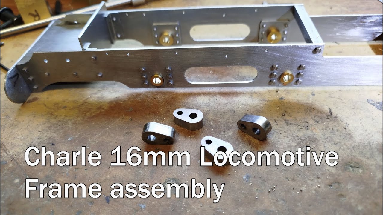 Charles 16mm Scale Live Steam Locomotive. Frame assembly.