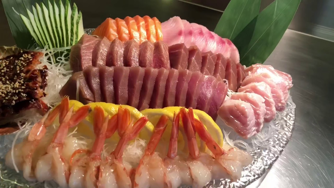 Как готовить Sashimi otoro chutoro Akami[Сашими Голубого Тунца]