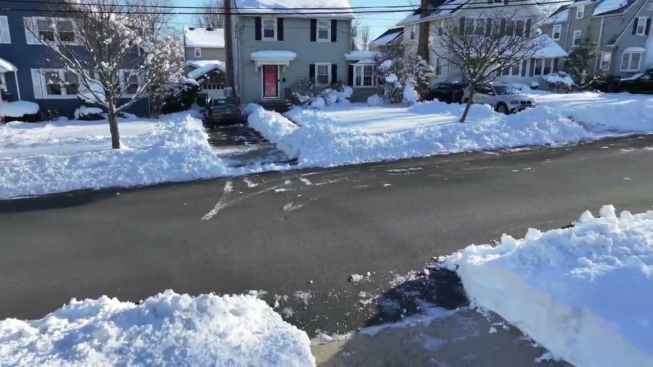 BOMB CYCLONE / BOMB BLIZZARD WESTFIELD NJ AFTERMATH 02232026