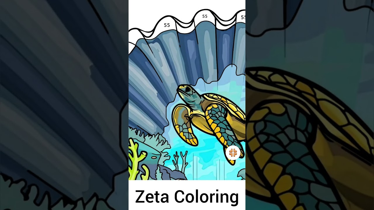 Digital mandala colouring viral video | Zeta Coloring pages | satisfying Digital painting 