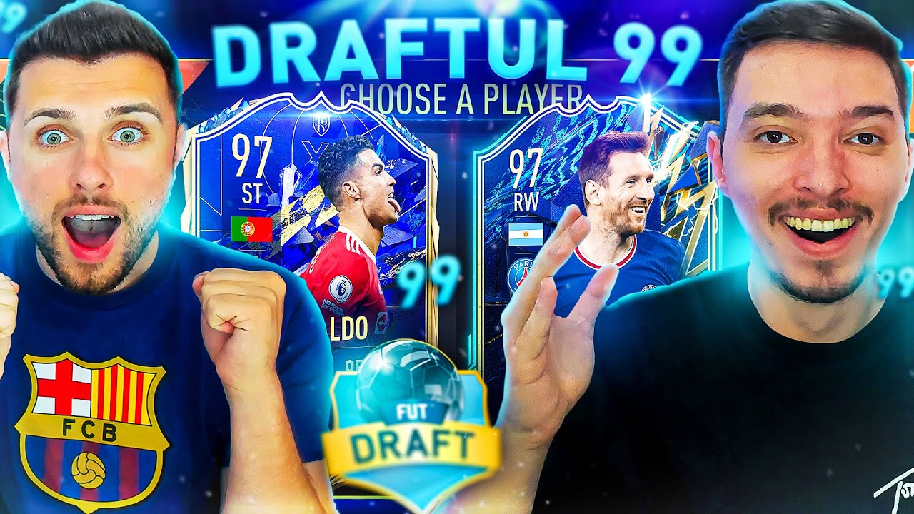 DRAFTUL 99 LA FIFA 22 CO-OP CU TUDOR BUTAN! GIGANTII MESSI SI RONALDO SUNT IN ECHIPA!