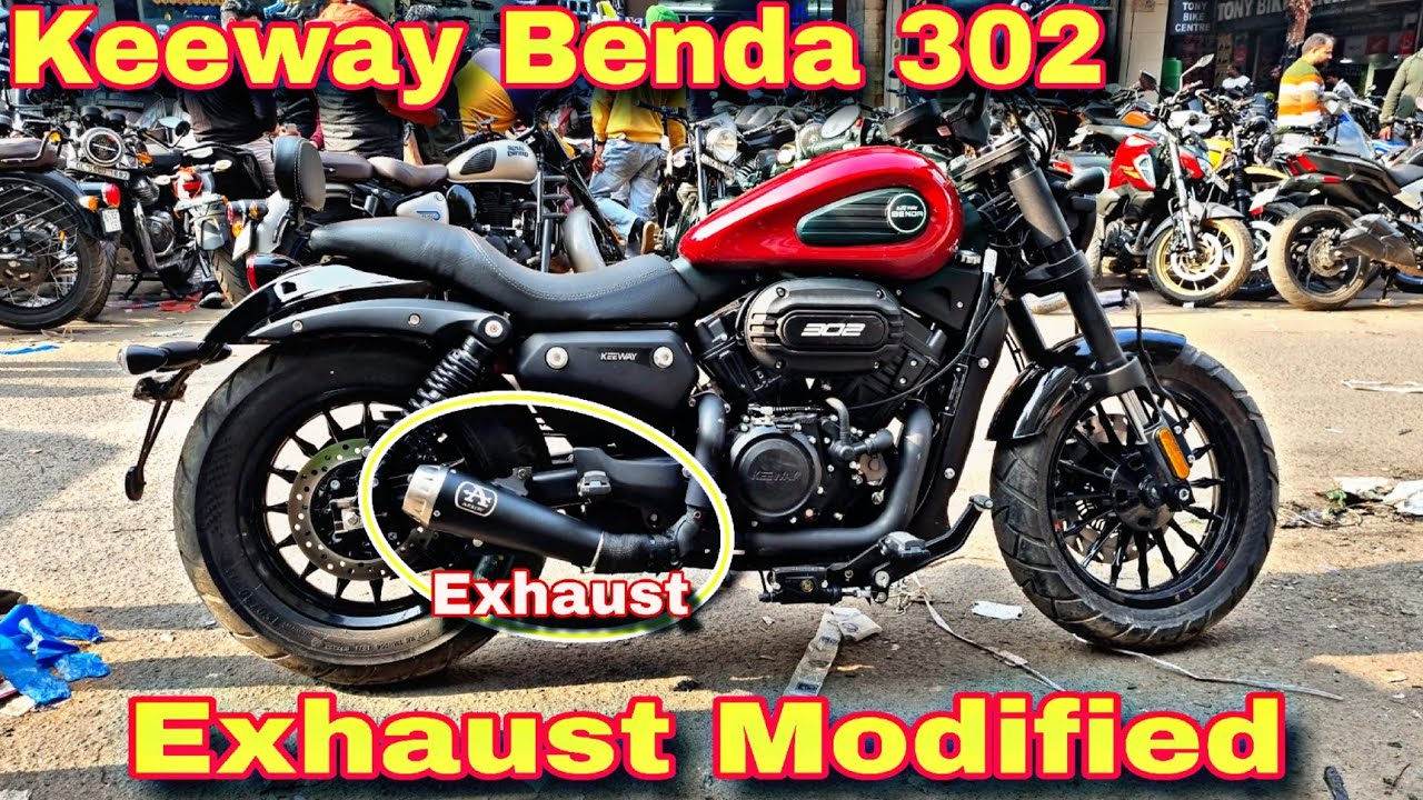 Keeway Benda Exhaust Modified ⭐ Best Exhaust Sound for Keeway Benda #keeway #benda