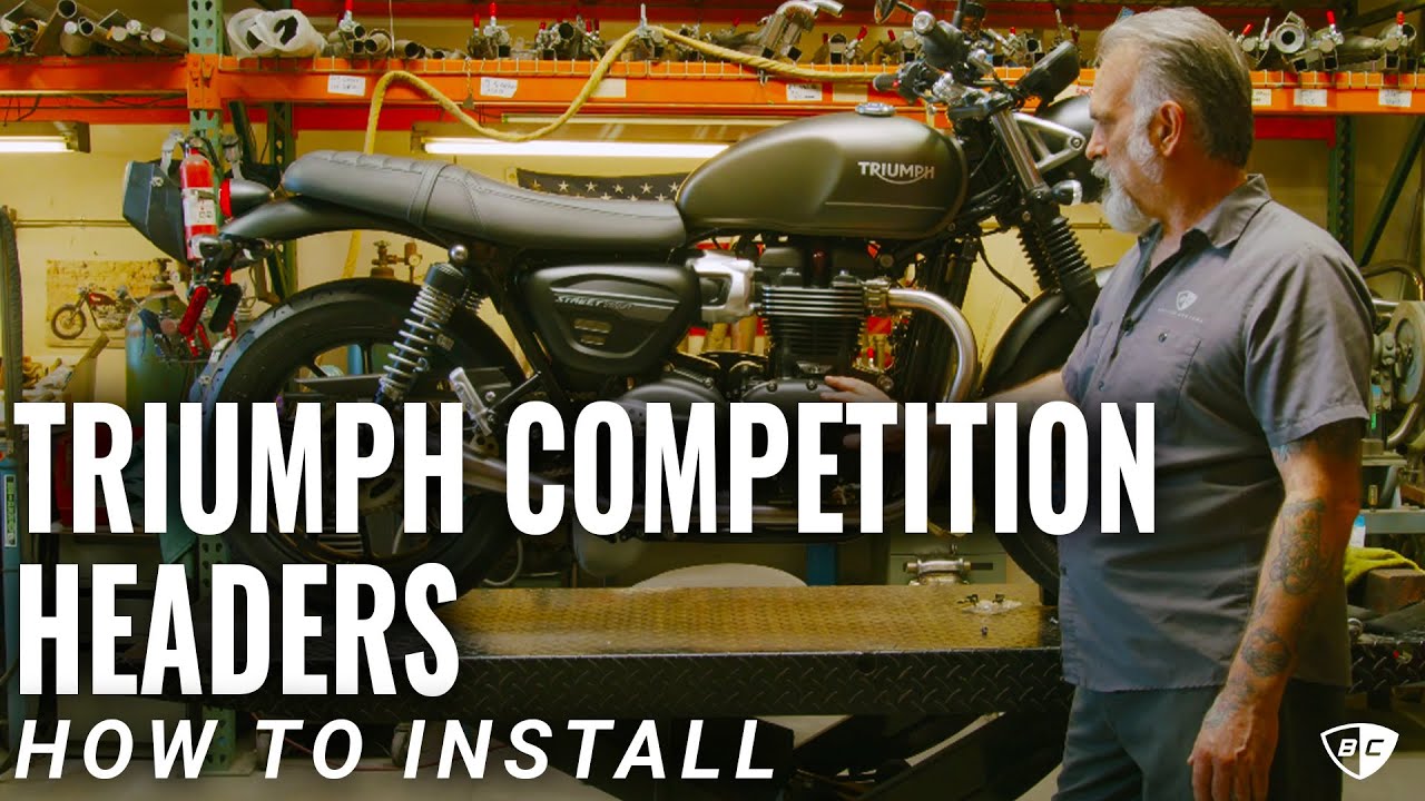 How to Install Competition Headers for Triumph Street Twin, Street Cup & Speed Twin 900