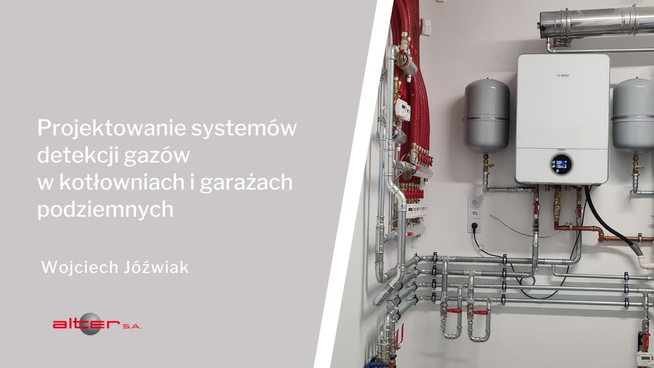 Projektowanie systemów detekcji gazów w kotłowniach i garażach podziemnych.