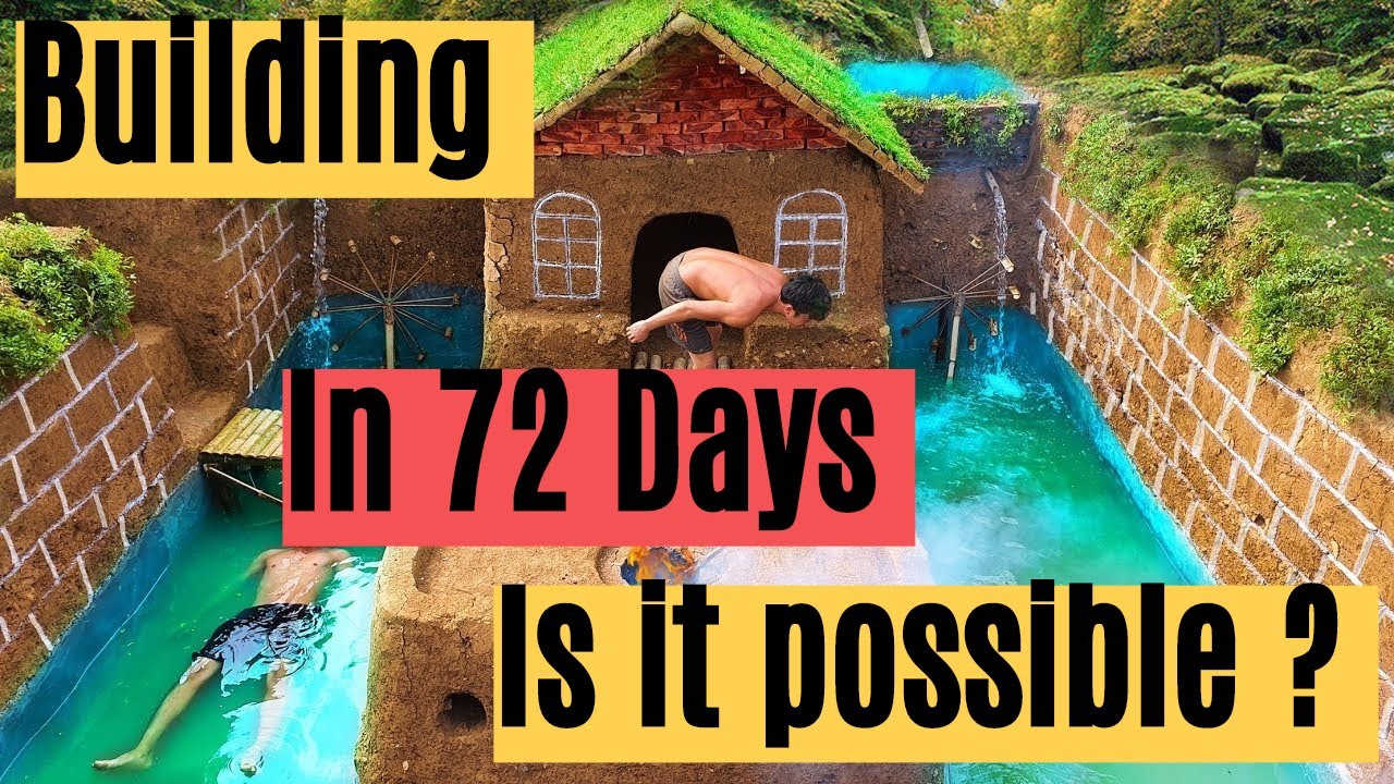 [2020] Build Secret Underground Pool || Fantastic Underground House || Ancient Skills