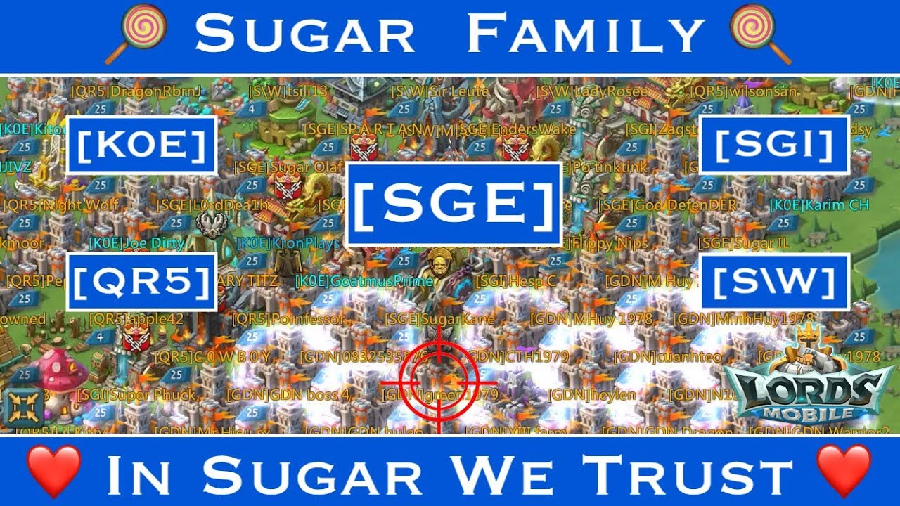 Sugar Family Strikes Again! I Get Rallied ?!  - Lords Mobile