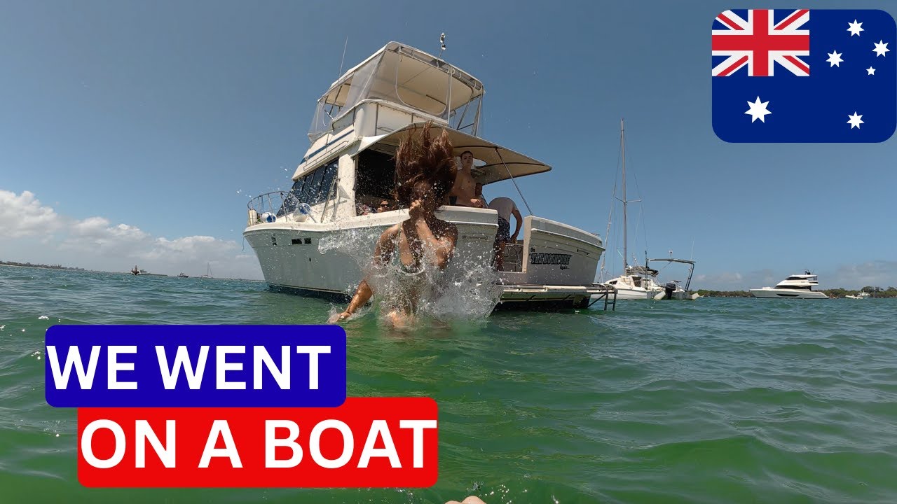 BRITS FINALLY GET OUT ON A BOAT | Gold Coast Seaway