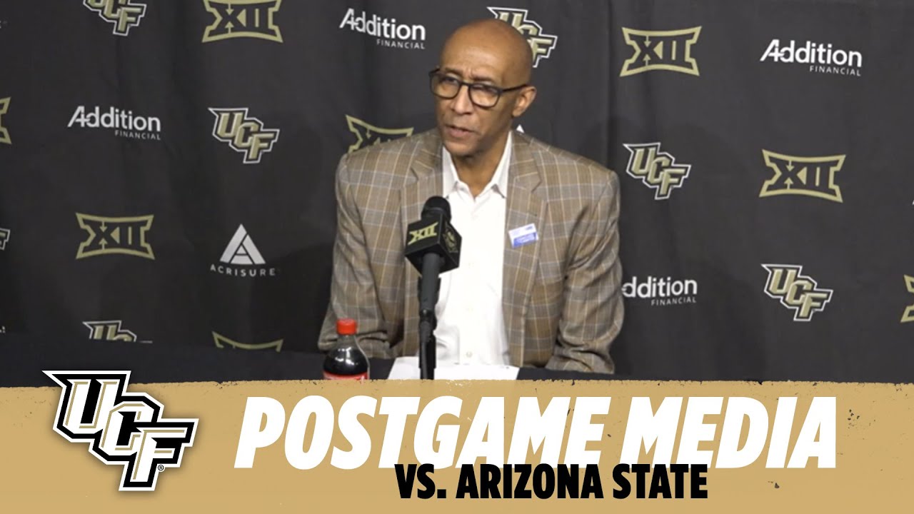 UCF Men's Basketball Postgame Presser vs Arizona State
