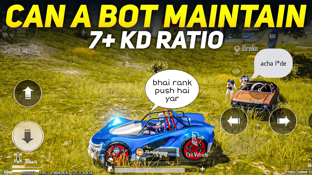 Can A Bot Maintain 7 KD ☠️ IQOO 13 BGMI 4.2 TEST 120 FPS GAMEPLAY | YRG GAMING