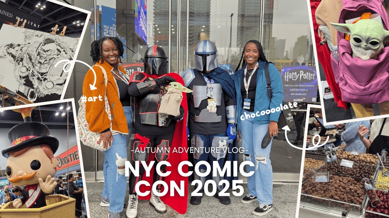 NYC Comic Con 2025 💥 // Autumn Adventures Vlog 🍂🍁