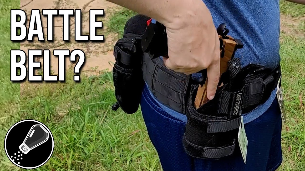 Should You Wear a BATTLE BELT? | SaltyOldGamer OneTigris Battle Belt Airsoft Review