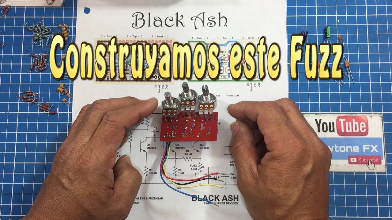 Como hacer Black Ash Fuzz DIY Pedal para Guitarra