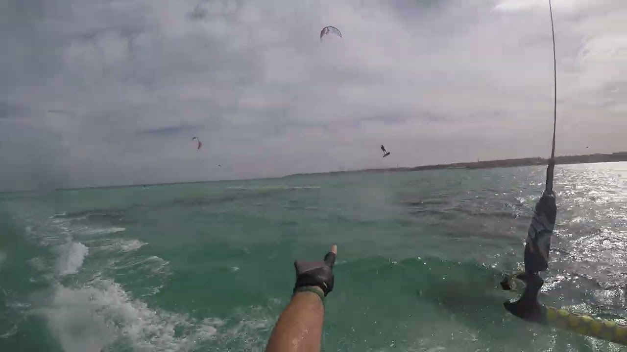 Leichtwind Kitesurfen am Golden Beach - Hurghada / Ägypten