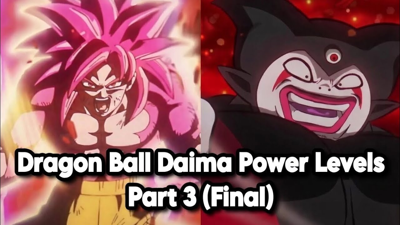 Dragon Ball Daima Power Levels Part 3 (Final)