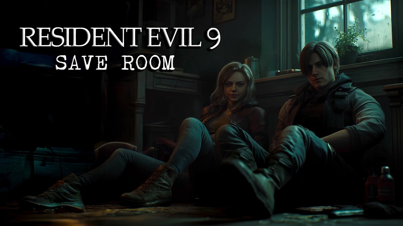 Resident Evil 9 Save Room Ambience - Relaxing Resident Evil Medley Music [ZOMBIES & RAIN]