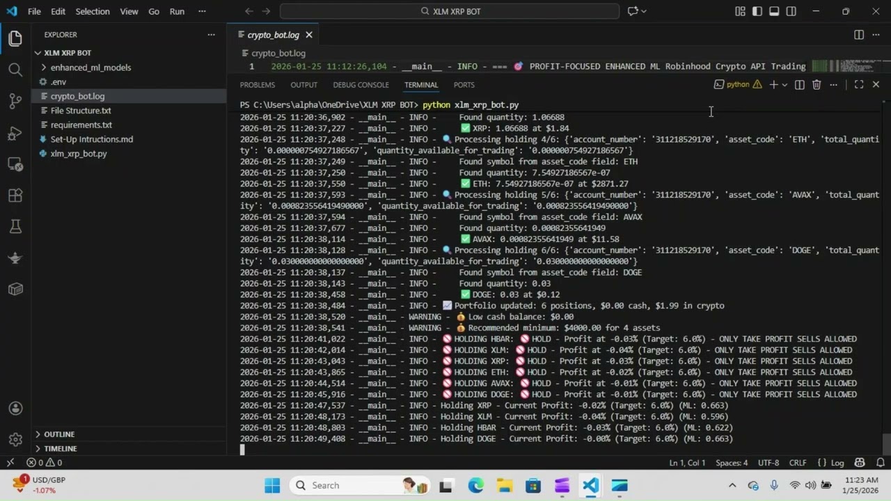 BTC / ALT Coin Trading Bots Training Simultaneously