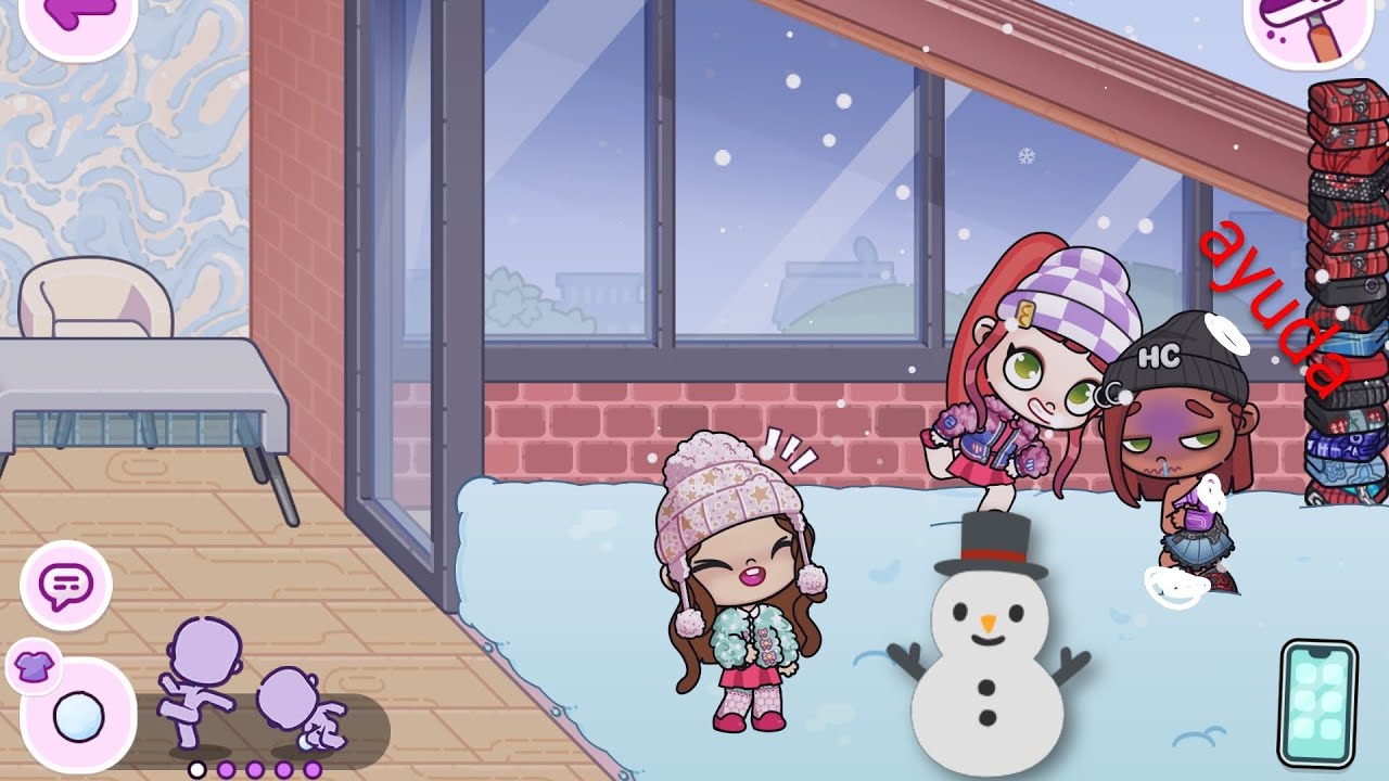 K pop en la nieve 😂😂🏔️🏔️
