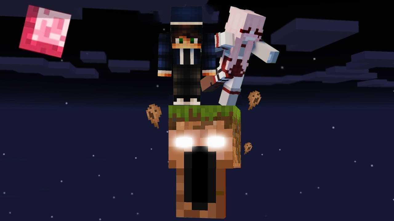 Minecraft Na Jednom Horror Bloku