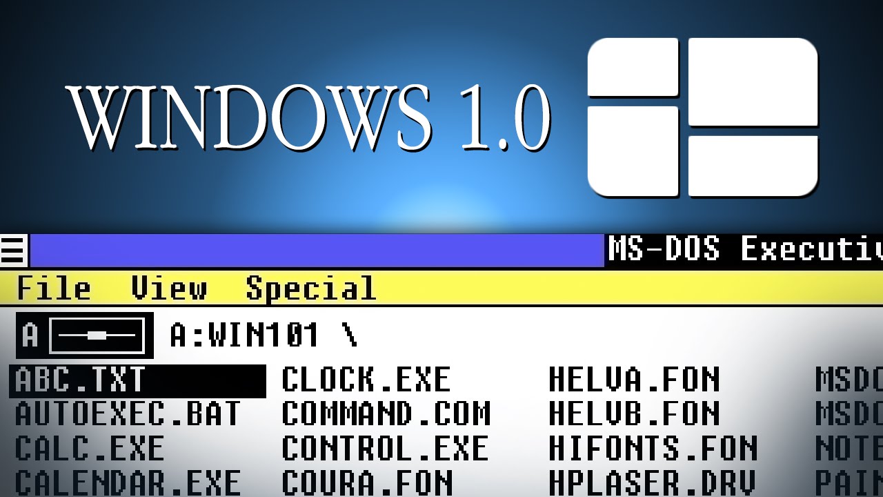 Windows 1.0 Demo (1985 System, 1.01)